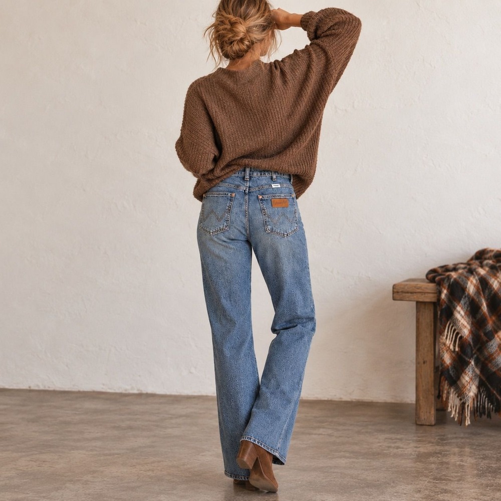 NEW Wrangler Jeans Womens Size 29 Westward 626 High Rise Bootcut Western Denim